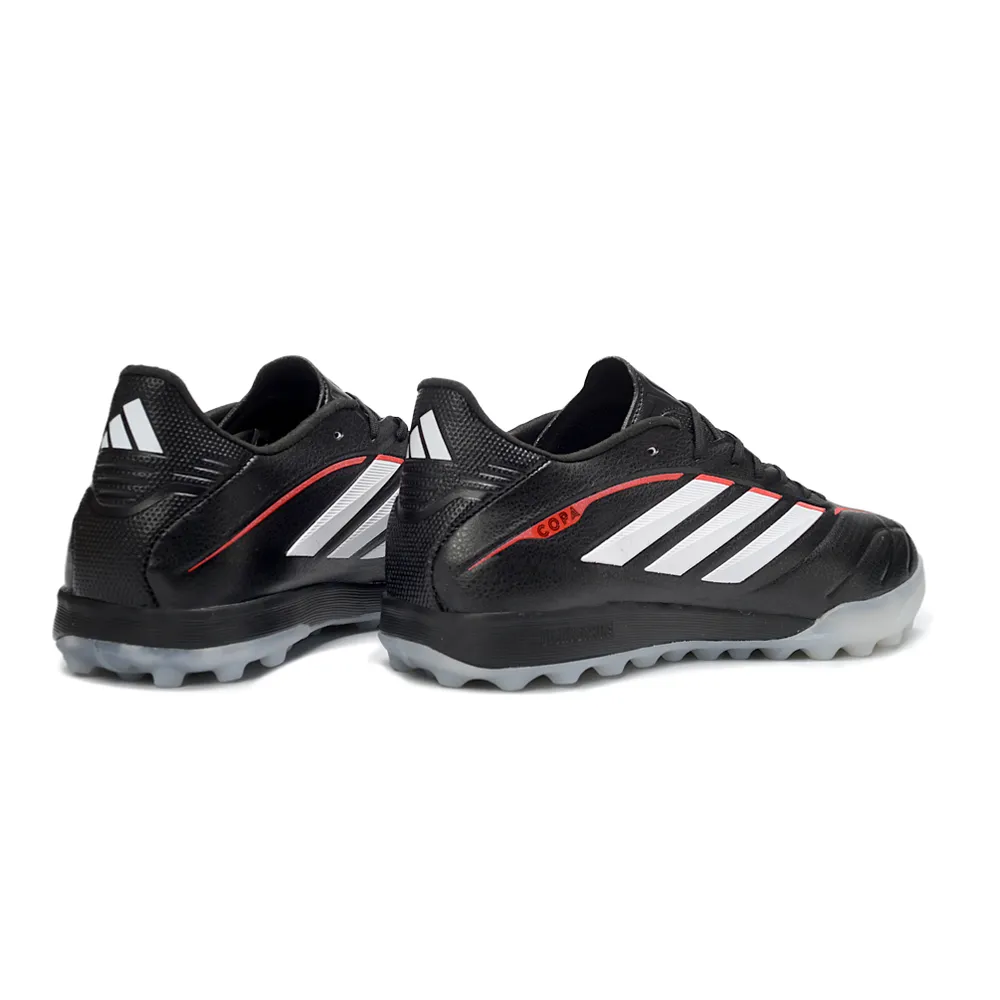 Chuteira Society Adidas Copa Pure IIII TF Preto, Branco e Vermelho - Immortal DNA Pack