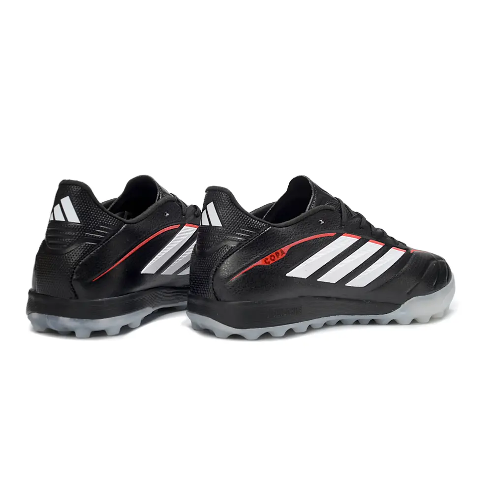 Chuteira Society Adidas Copa Pure IIII TF Preto, Branco e Vermelho - Immortal DNA Pack