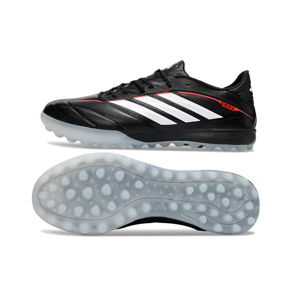 Chuteira Society Adidas Copa Pure IIII TF Preto, Branco e Vermelho - Immortal DNA Pack