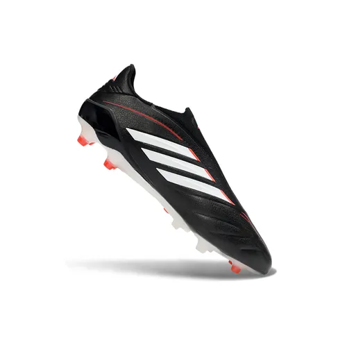 Chuteira Campo Adidas Copa Pure 4 Laceless Elite FG Preto, Branco e Laranja