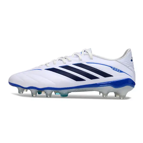 Chuteira Campo Adidas Copa Pure 4 Elite FG - Advancement Pack Branco e Azul