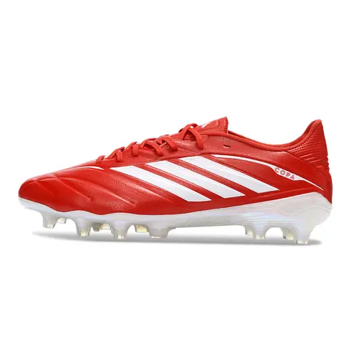Chuteira Campo Adidas Copa Pure 4 Elite FG Vermelho e Branco