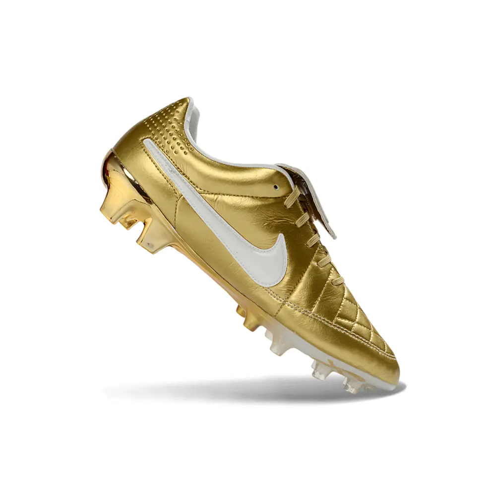 Nike Tiempo R10 Dourado FG Ronaldinho | Conforto e Controle
