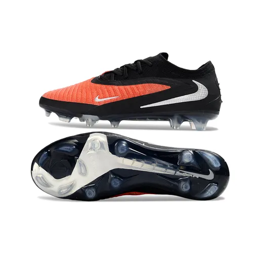 Chuteira Campo Nike Phantom GX 6 Elite FG Preto e Laranja 