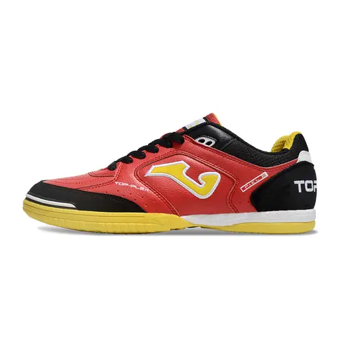 Chuteira Futsal Joma Top Flex Rebound IC Vermelho e Amarelo
