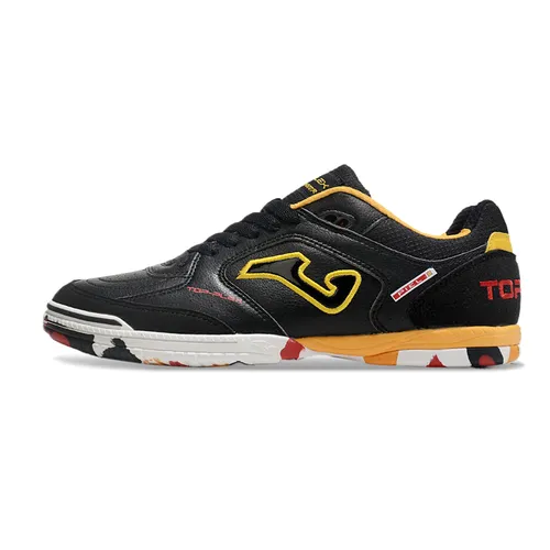 Chuteira Futsal Joma Top Flex Rebound IC Preto e Amarelo