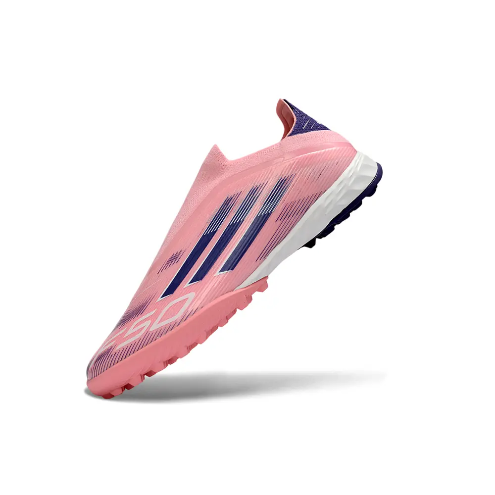 Chuteira Adidas F50+ TF Rosa Roxo | Ajuste Perfeito