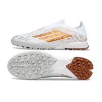Chuteira Society Adidas F50+ TF | Branco e Dourado - imagem 4
