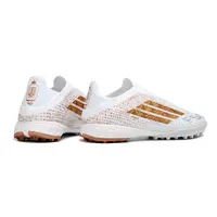 Chuteira Society Adidas F50+ TF | Branco e Dourado - imagem 6