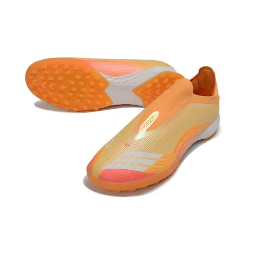 Chuteira Society Adidas F50+ TF Laranja 