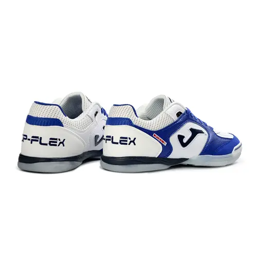 Chuteira Futsal Joma Top Flex Rebound IC Azul e Branco