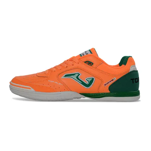 Chuteira Futsal Joma Top Flex Rebound IC Laranja e Verde