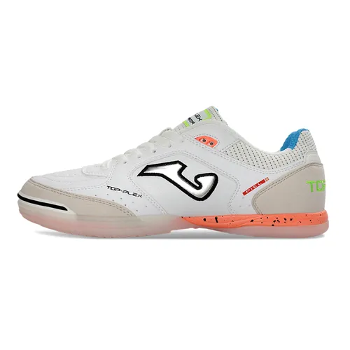 Chuteira Futsal Joma Top Flex Rebound IC Cinza e Laranja