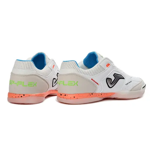 Chuteira Futsal Joma Top Flex Rebound IC Cinza e Laranja