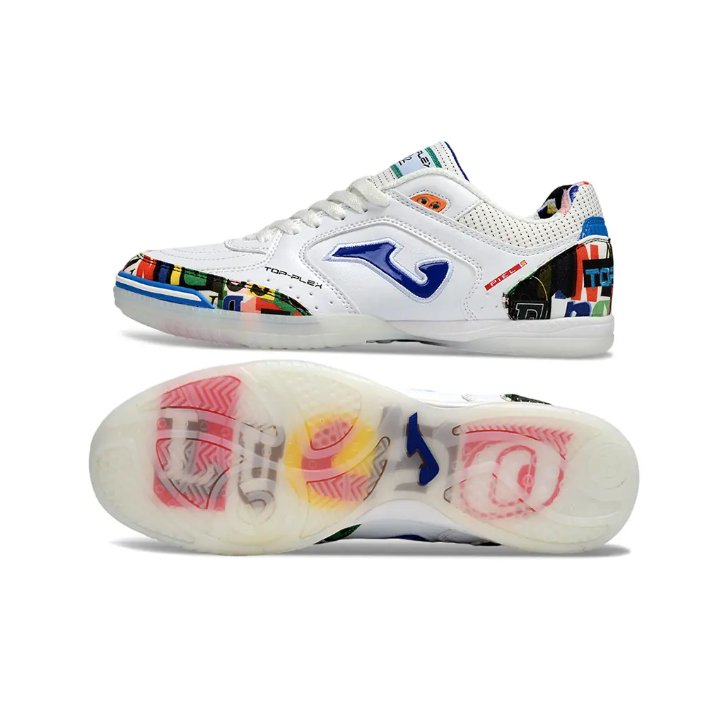 Chuteira Futsal Joma Top Flex Rebound IC Branco