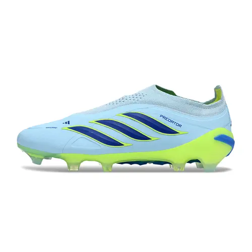 Chuteira Campo Adidas Predator LL 26 Elite FG Azul e Verde - Ice Cold Precision
