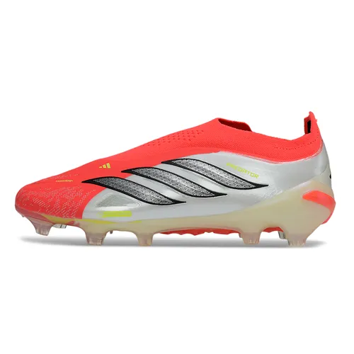 Chuteira Campo Adidas Predator LL 26 Elite FG Vermelho e Prata - Unlocked