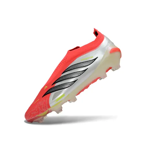 Chuteira Campo Adidas Predator LL 26 Elite FG Vermelho e Prata - Unlocked