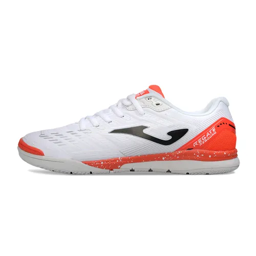 Chuteira Futsal Joma Regate Rebound IC Branco e Laranja