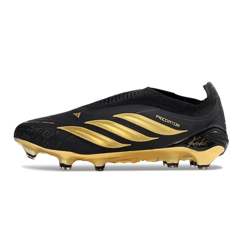 Chuteira Campo Adidas Predator LL 26 Elite FG Preto e Dourado - Kaká