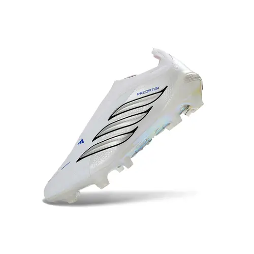 Chuteira Campo Adidas Predator LL 26 Elite FG Branco e Azul