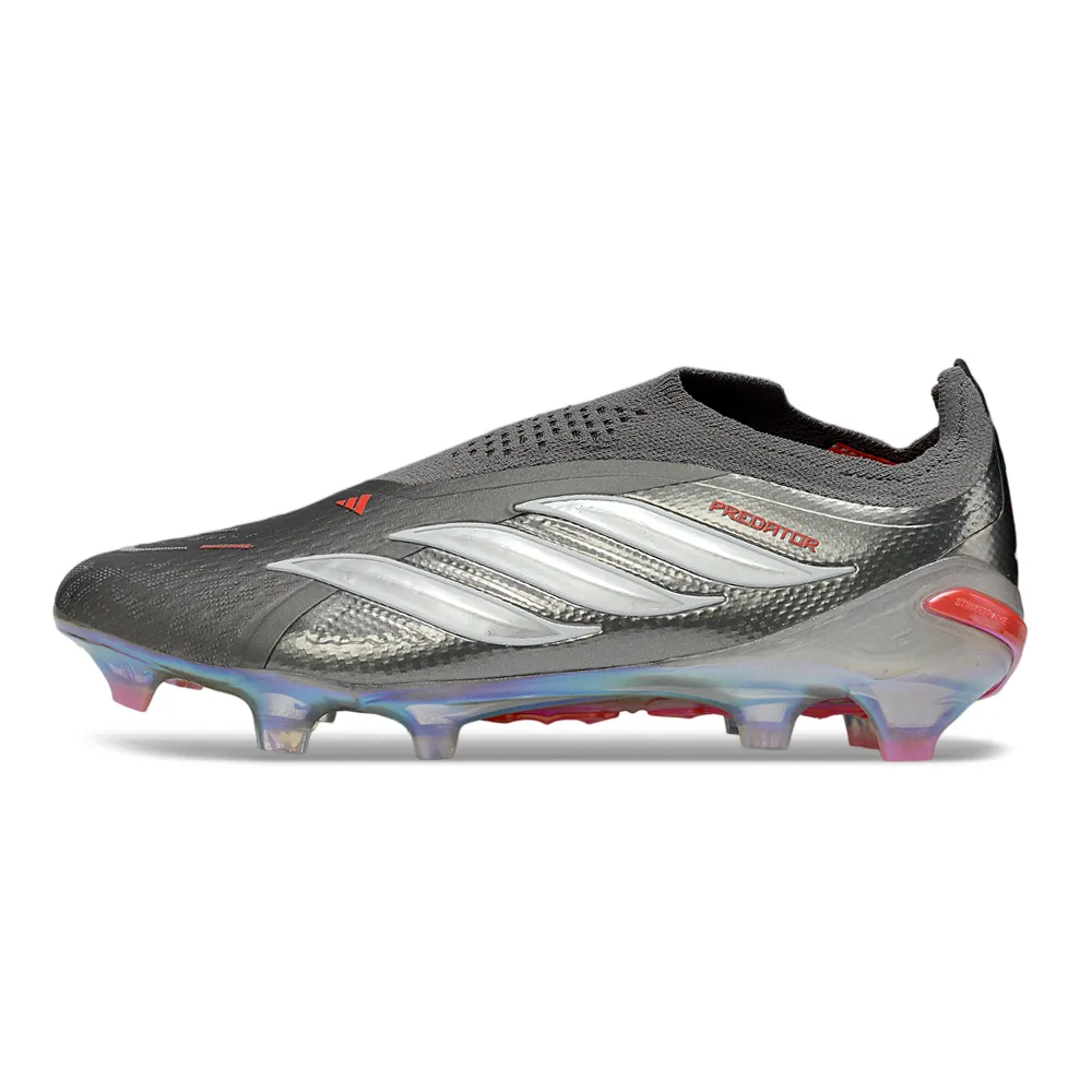 Chuteira Adidas Predator LL 26 Elite FG Prata