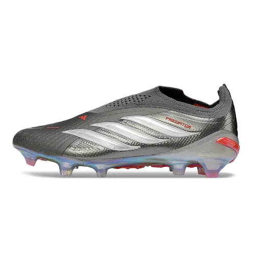 Chuteira Campo Adidas Predator LL 26 Elite FG Prata
