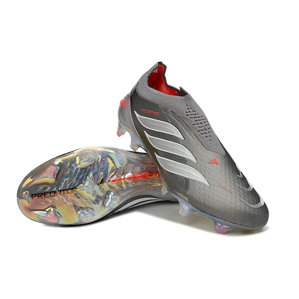 Chuteira Adidas Predator LL 26 Elite FG Prata
