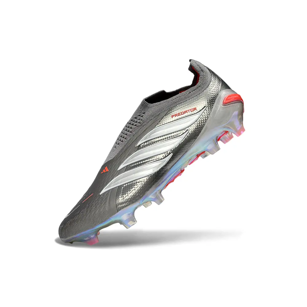 Chuteira Adidas Predator LL 26 Elite FG Prata