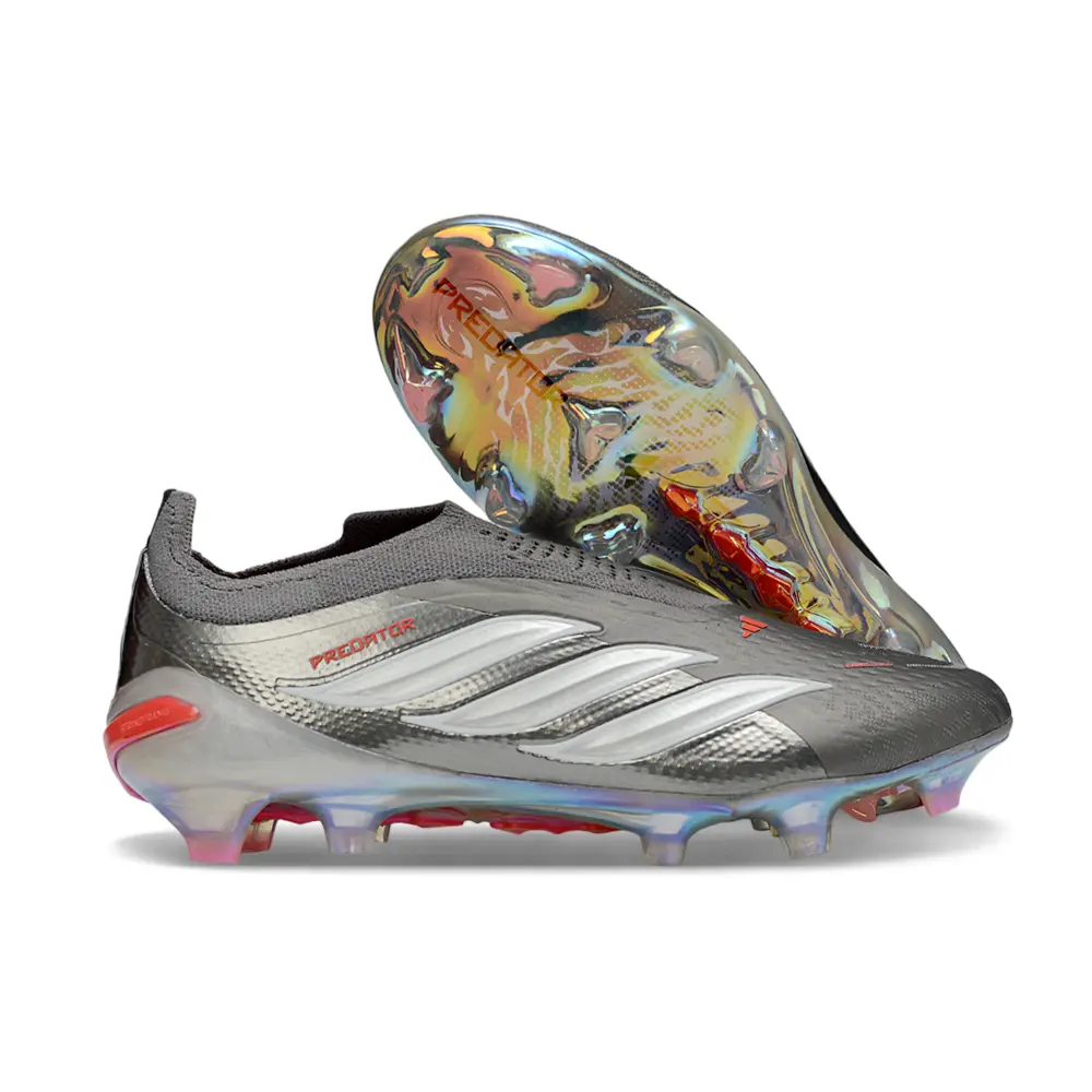 Chuteira Adidas Predator LL 26 Elite FG Prata