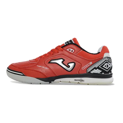 Chuteira Futsal Joma Top Flex Rebound IC Vermelho e Branco