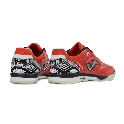 Chuteira Futsal Joma Top Flex Rebound IC Vermelho e Branco