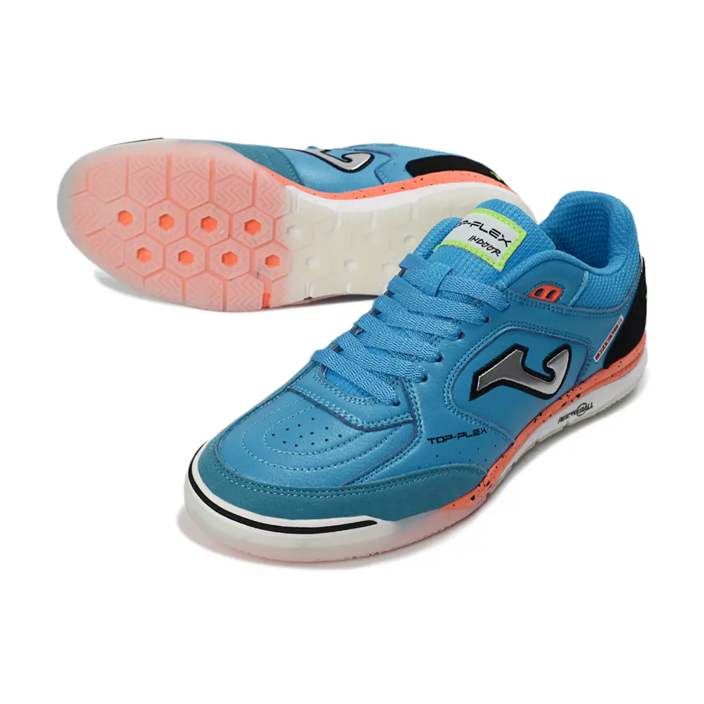 Chuteira Futsal Joma Top Flex Rebound IC Azul | Rebound 2.0