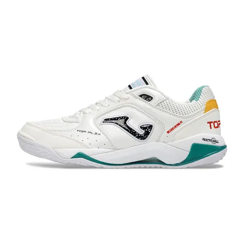Chuteira Futsal Joma Top Flex Plus Rebound IC Branco e Azul
