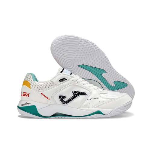 Chuteira Futsal Joma Top Flex Plus Rebound IC Branco e Azul