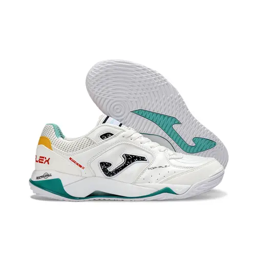 Chuteira Futsal Joma Top Flex Plus Rebound IC Branco e Azul