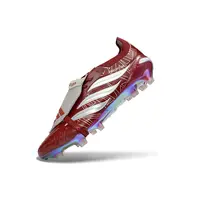 Chuteira Campo Adidas Predator Tongue 26 Elite FG Vinho e Branco - imagem 3