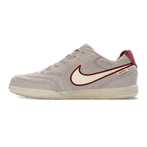 Chuteira Futsal Nike Tiempo Street Gato IC Bege e Bordo