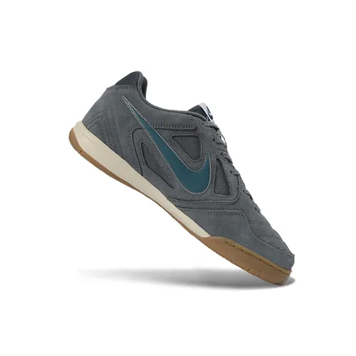 Chuteira Futsal Supreme x Nike SB Gato IC Cinza e Azul