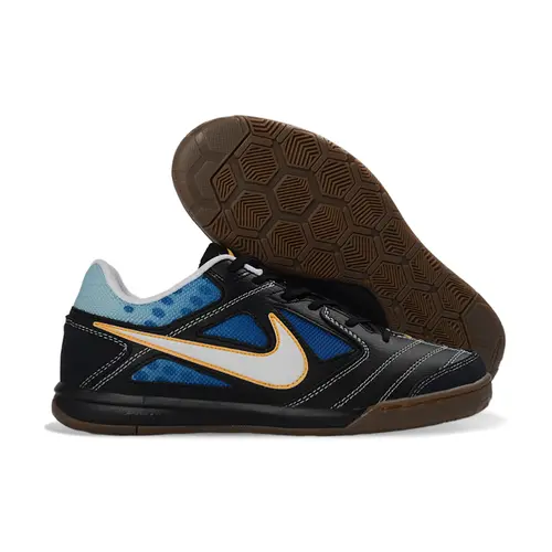 Chuteira Futsal Supreme x Nike SB Gato IC Preto e Azul