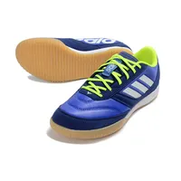 Chuteira Futsal Adidas Top Sala IC Azul, Branco e Amarelo - imagem 4