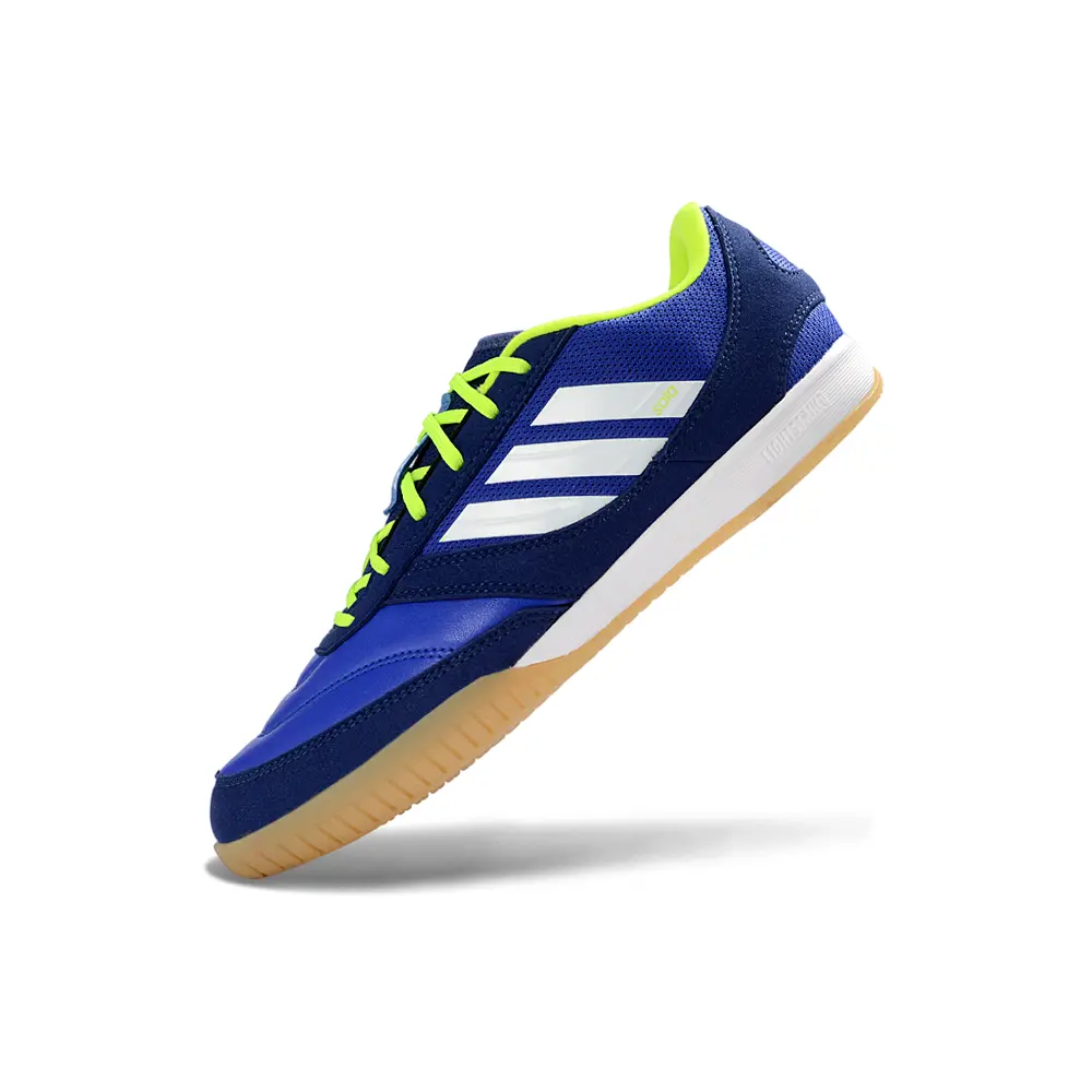 Chuteira Futsal Adidas Top Sala IC Azul, Branco e Amarelo