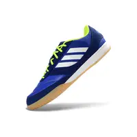 Chuteira Futsal Adidas Top Sala IC Azul, Branco e Amarelo - imagem 3