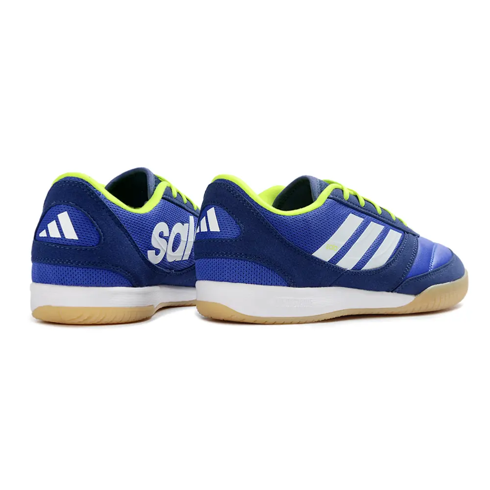 Chuteira Futsal Adidas Top Sala IC Azul, Branco e Amarelo