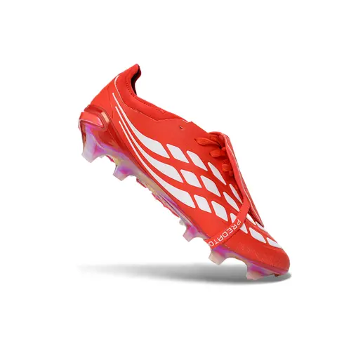 Chuteira Campo Adidas Predator Tongue 26 Elite FG Laranja e Cinza