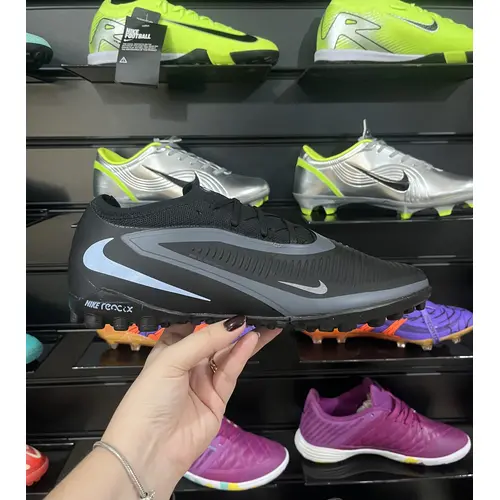 Chuteira Society Nike Phantom ReactX 6 Pro TF Preto - Pronta Entrega
