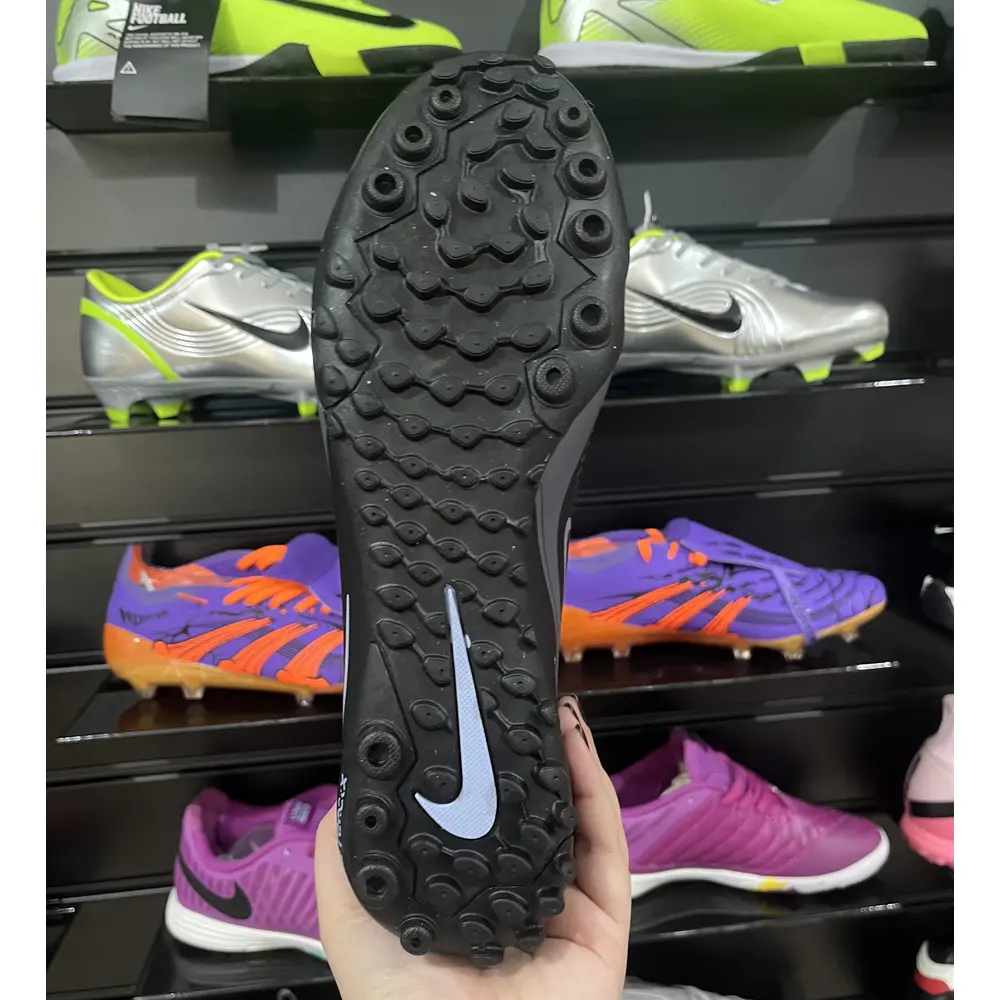 Chuteira Society Nike Phantom ReactX 6 Pro TF Preto - Pronta Entrega