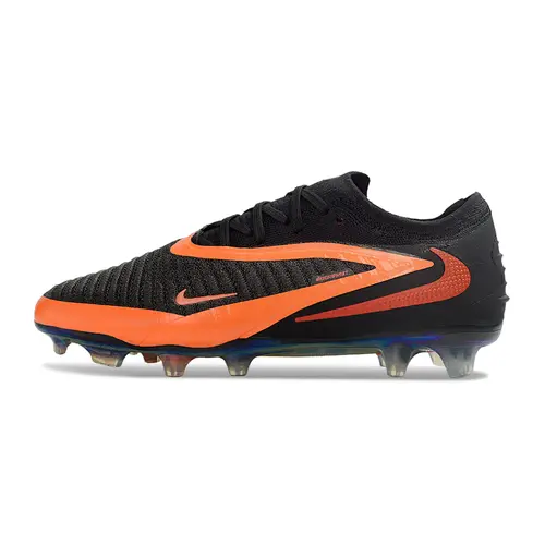 Chuteira Campo Nike Phantom GX 6 Elite FG Preto e Laranja 