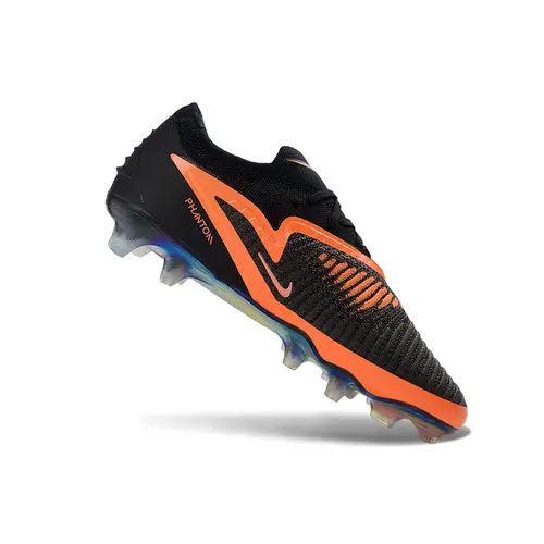 Chuteira Campo Nike Phantom GX 6 Elite FG Preto e Laranja 