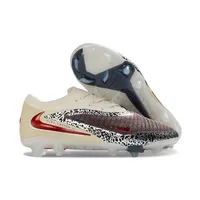 Chuteira Campo Nike Phantom GX 6 Elite FG Bege e Bordô - imagem 7